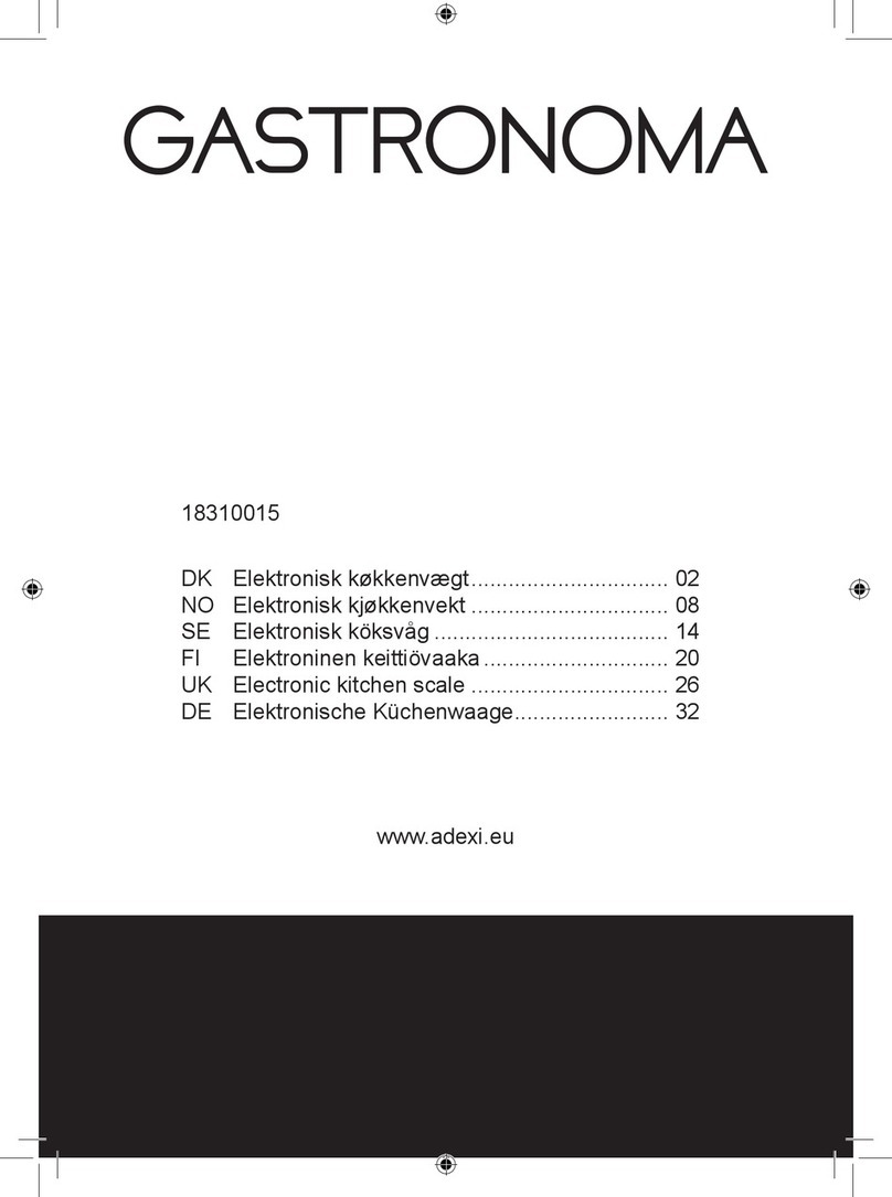 Adexi GASTRONOMA 18310015 manual