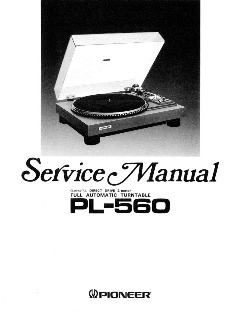 Pioneer PL-560 User manual