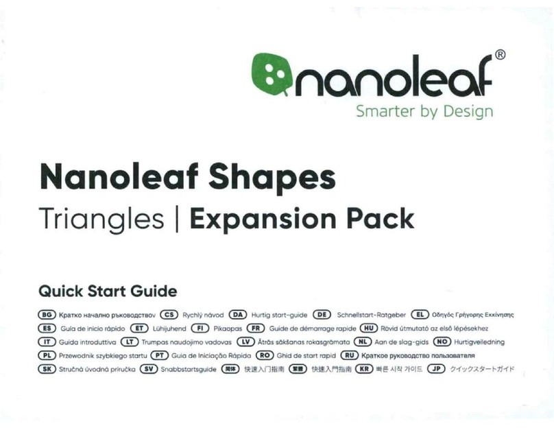 Nanoleaf Shapes Triangles Expansion Pack quick start guide