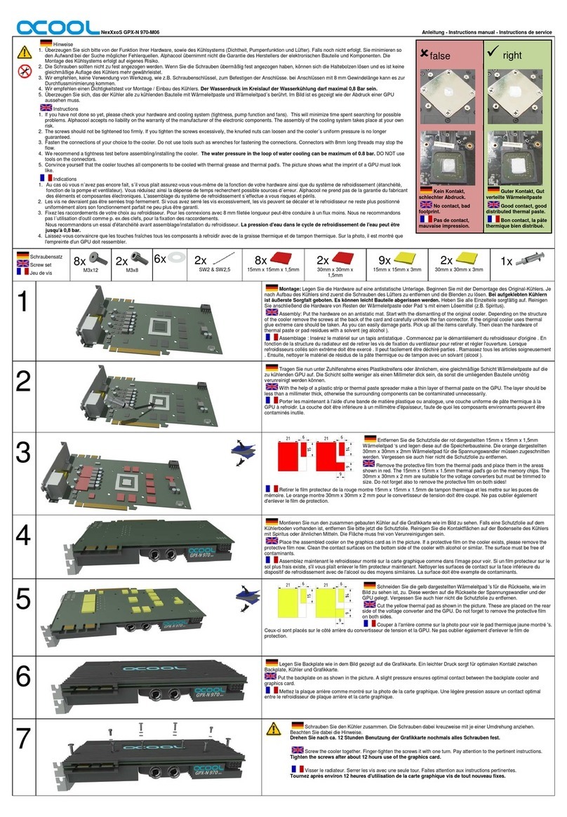 Alphacool NexXxoS GPX-N 970-M06 instructions