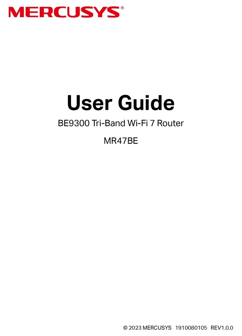Mercusys MR47BE User manual