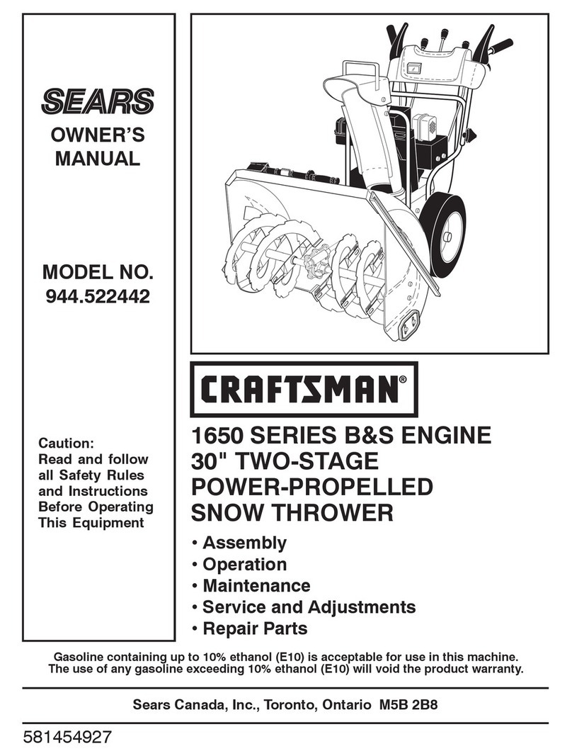 Sears Craftsman 1650 Series owner's manual
