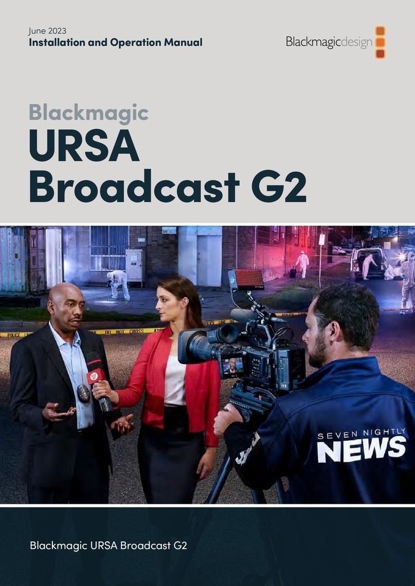 Blackmagicdesign URSA Broadcast G2 User manual