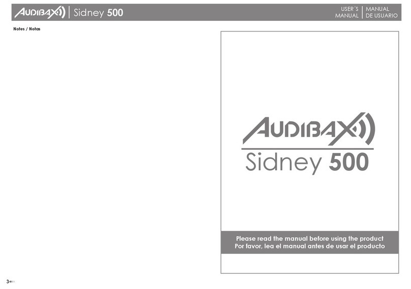 Audibax Sidney 500 user manual Audibax Sidney 500 user manual