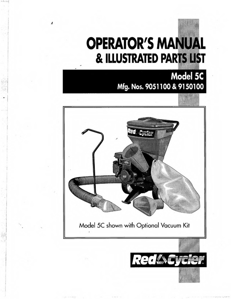 Red Cycler 5C Operator's manual