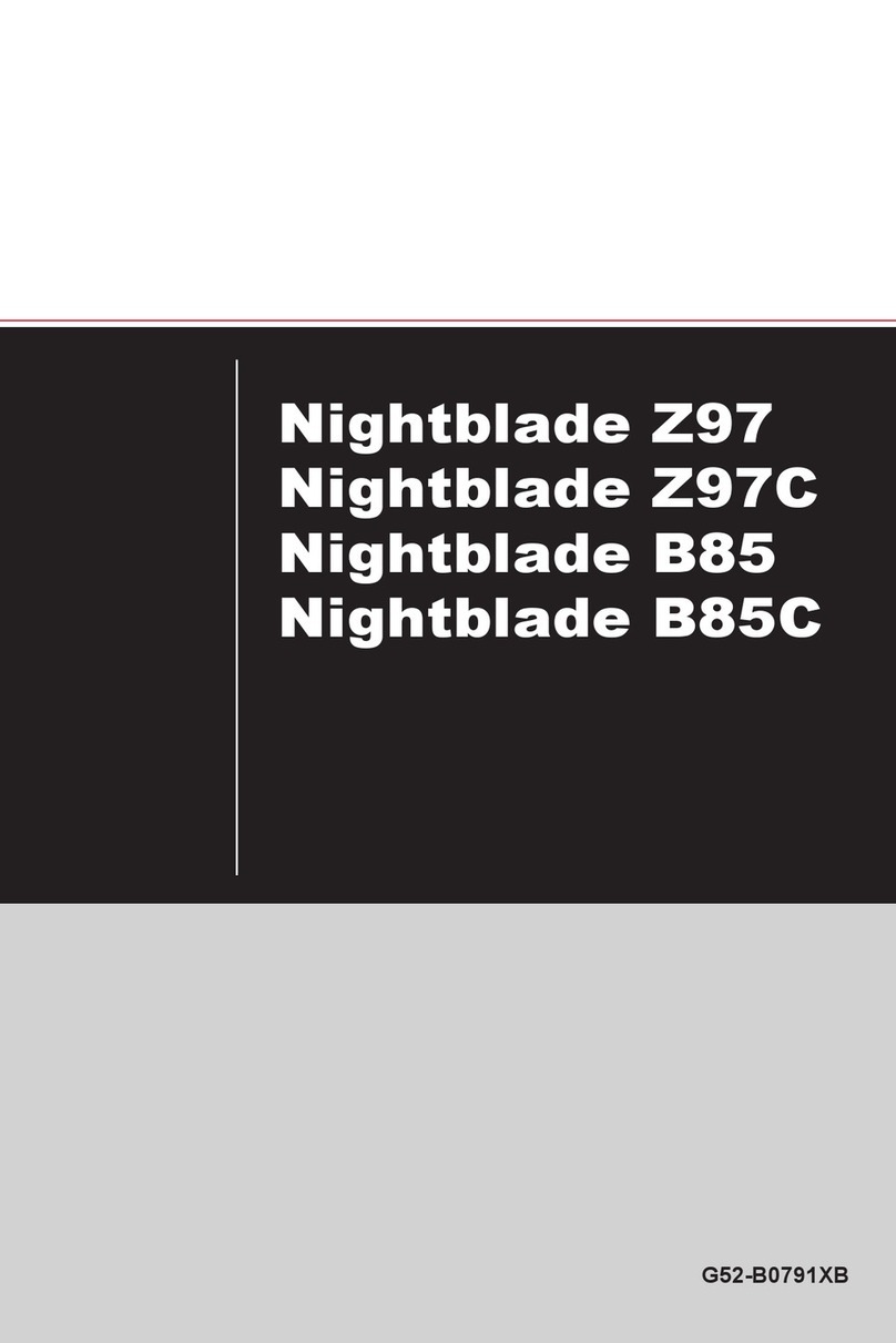 MSI Nightblade Z97C User manual