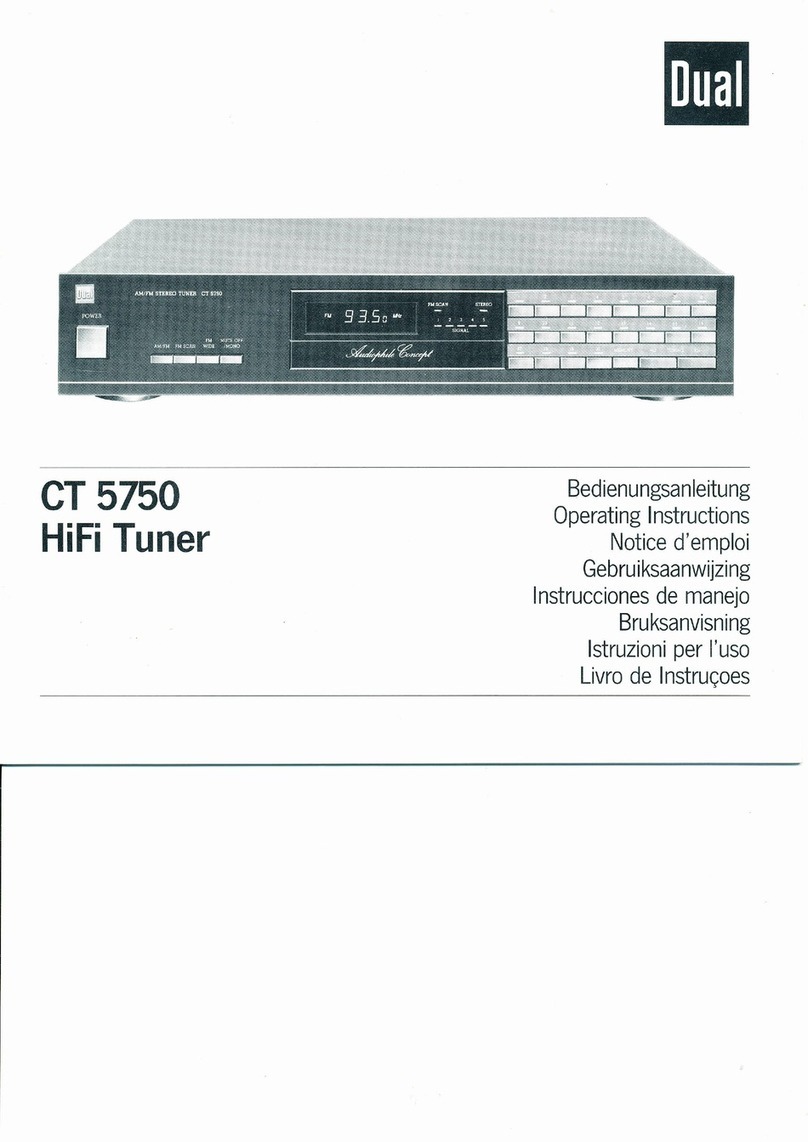 Dual CT 5750 User manual