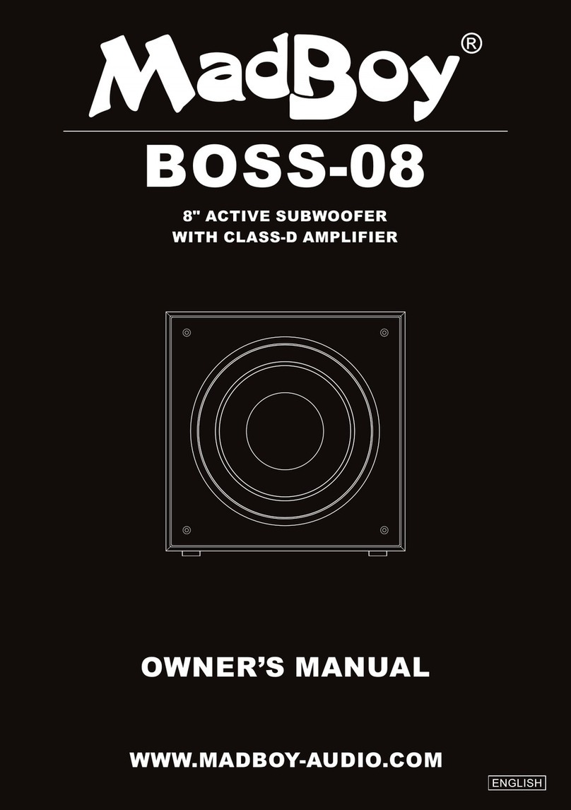 MadBoy BOSS-08 User manual
