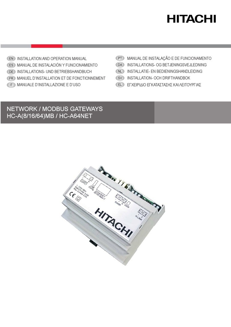 Hitachi HC-A8MB User manual