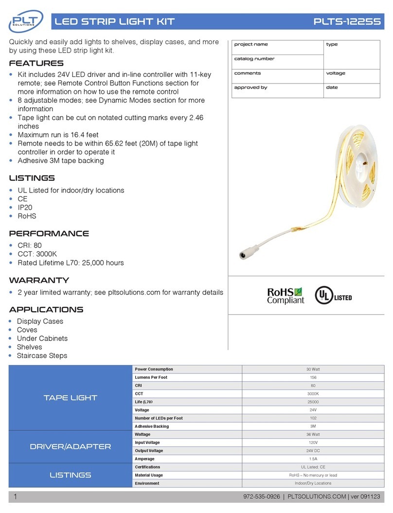 PLT PLTS-12255 quick start guide