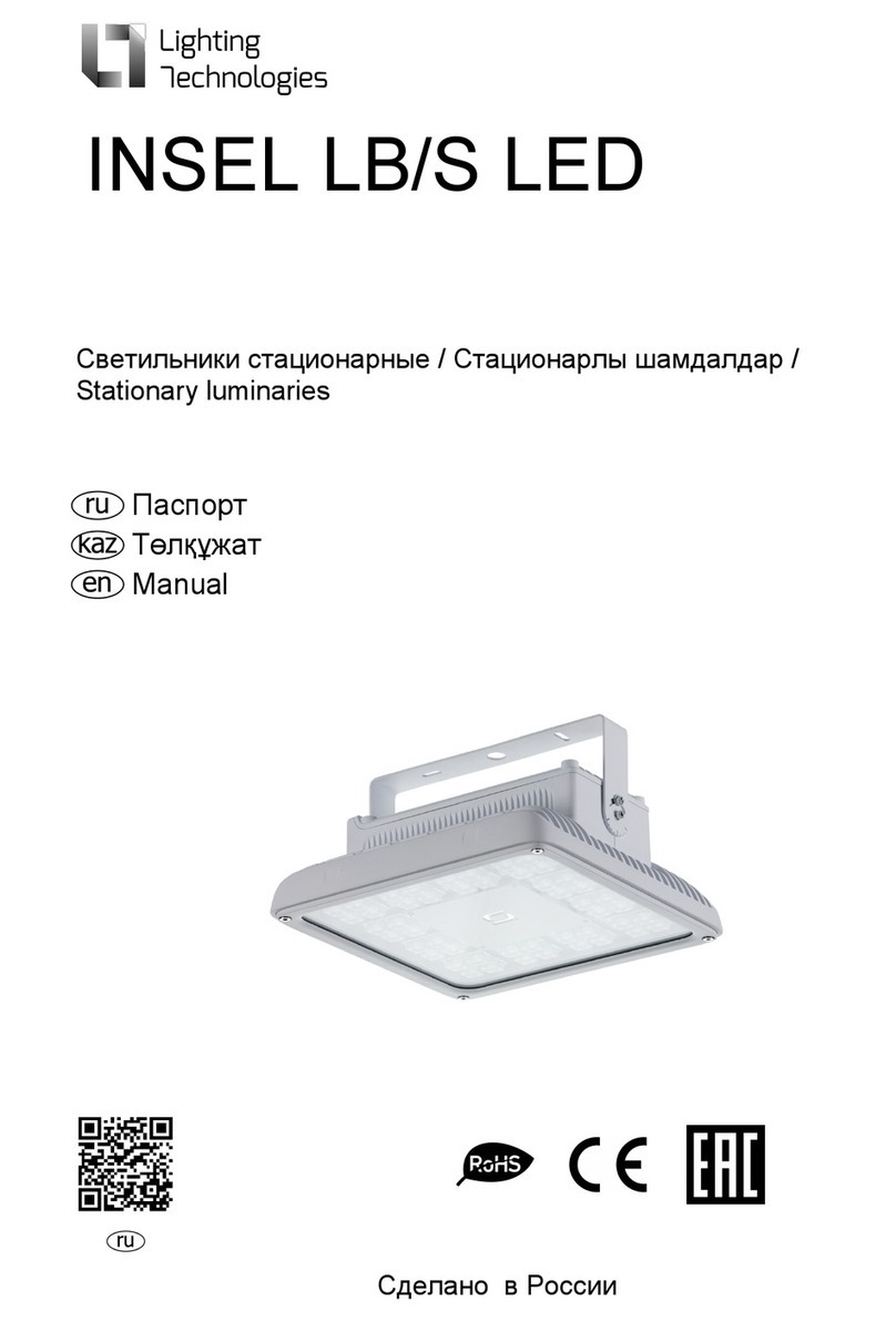 Lighting Technologies INSEL LB/S LED Series User manual