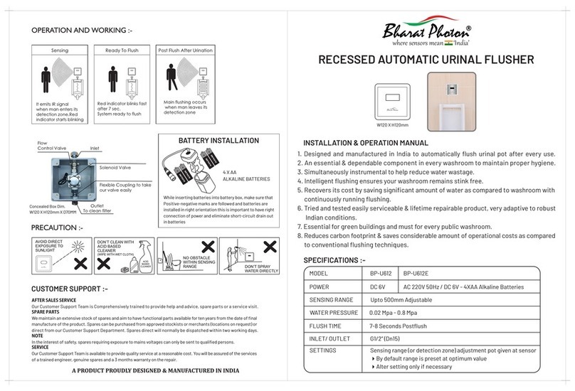 Bharat Photon BP-U612 Installation & operation manual