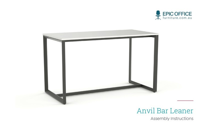 Epic Office Furniture Anvil Bar Leaner User manual Epic Office Furniture Anvil Bar Leaner User manual