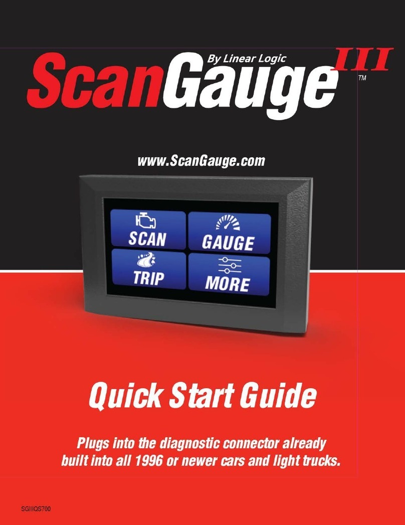 Linear Logic ScanGauge III User manual