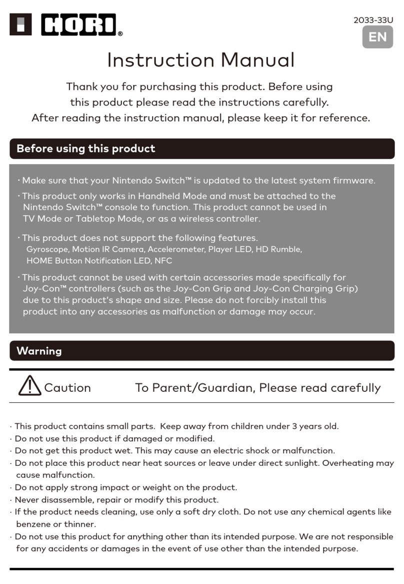 HORI Nintendo Switch User manual