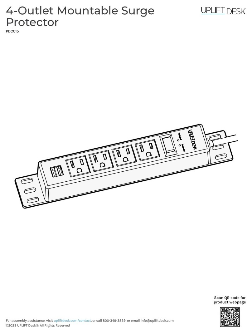 Uplift Desk PDC015 manual