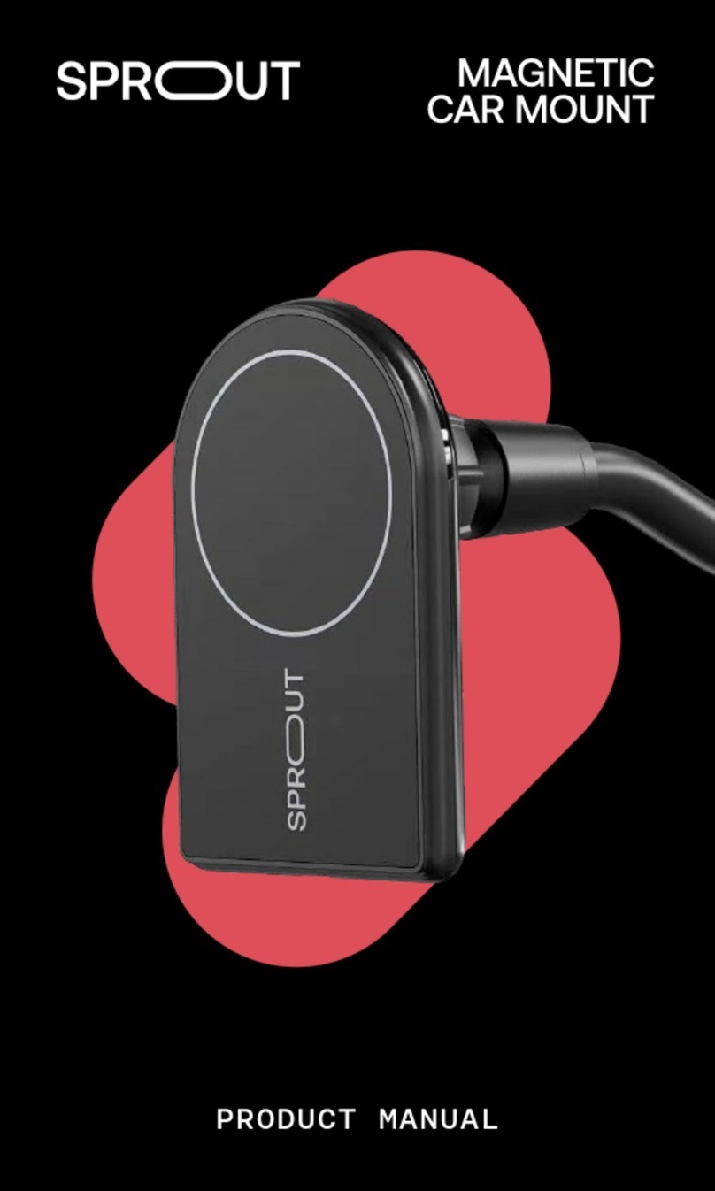 Sprout MAGNETIC WIRELESS CAR CHARGER product manual