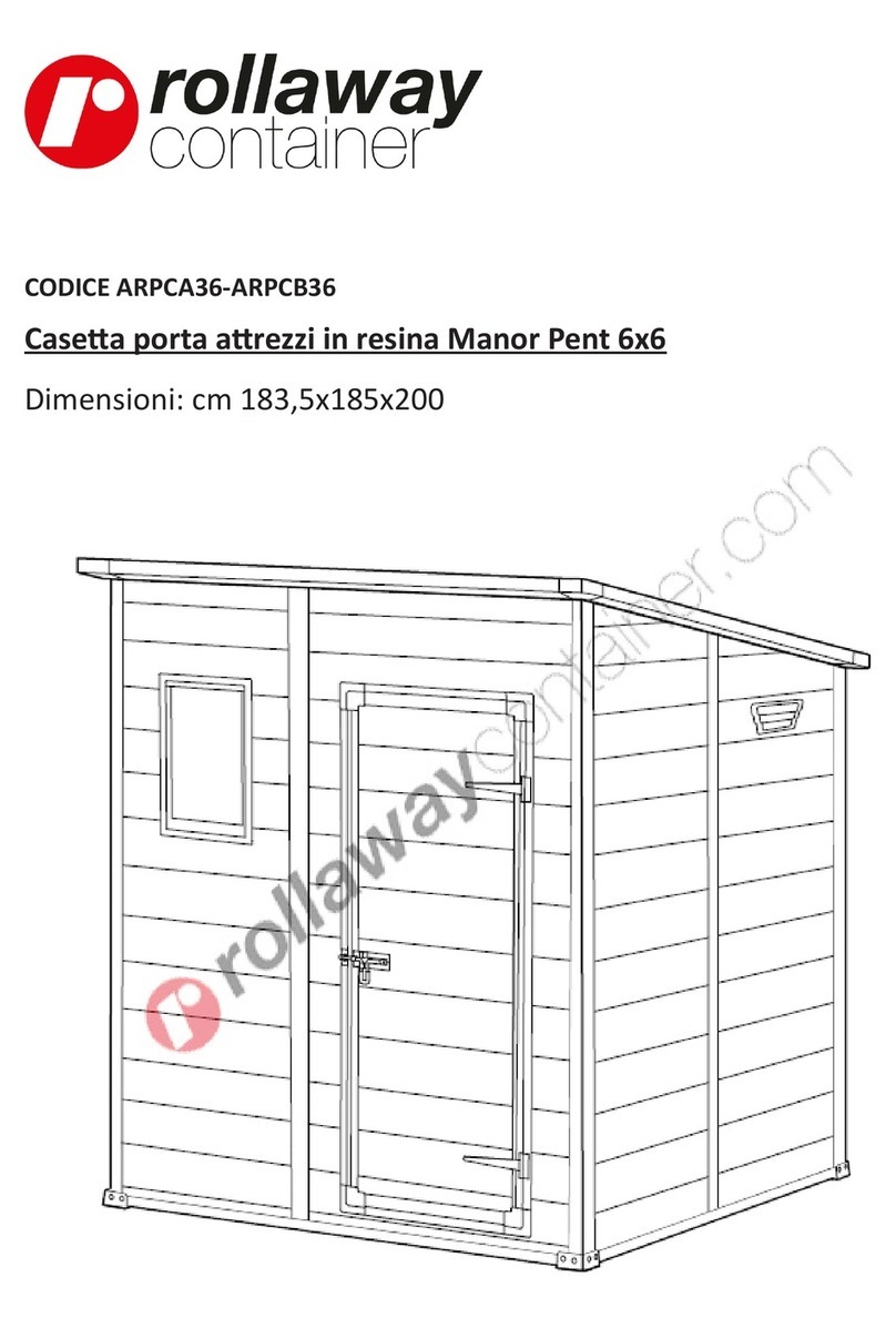 rollaway container ARPCA36 manual