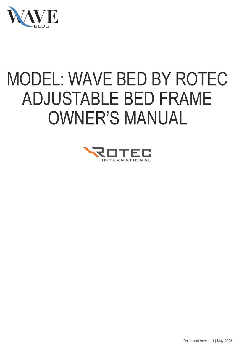 Rotec WAVE BED owner's manual Rotec WAVE BED owner's manual
