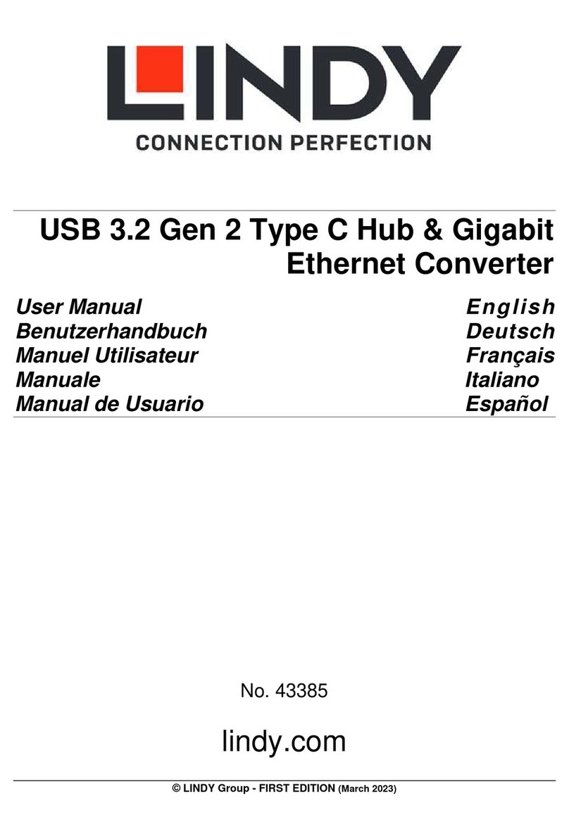 Lindy 43385 user manual