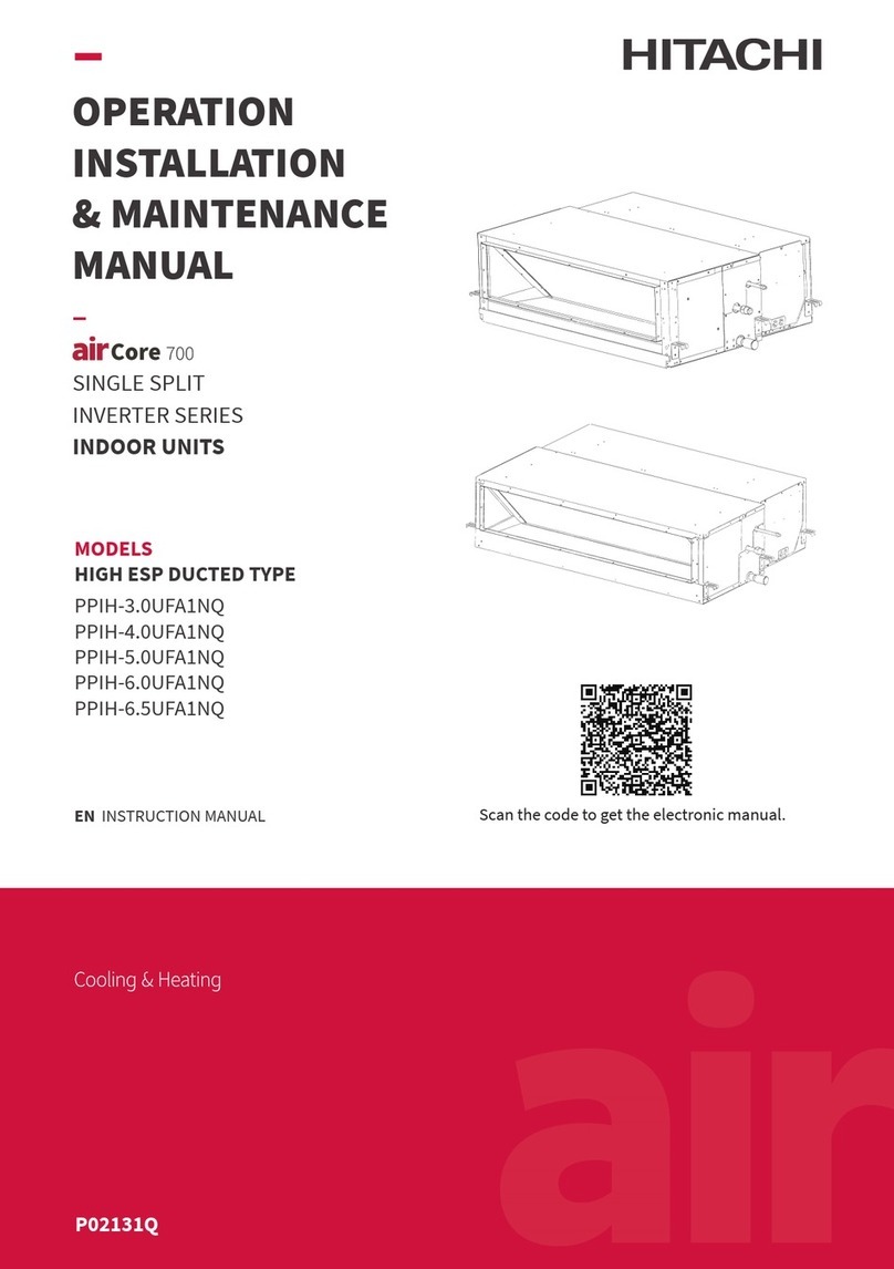 Hitachi airCore 700 Operation installation maintenance manual