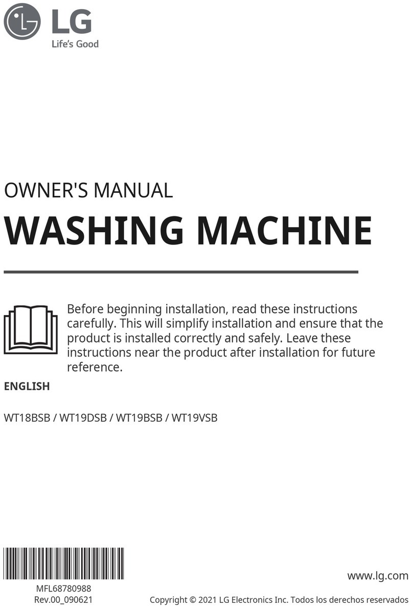 LG WT18BSB User manual