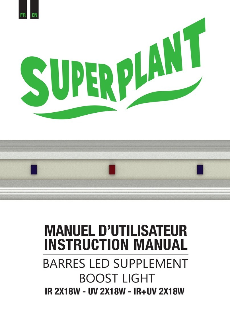 Superplant UV instruction manual