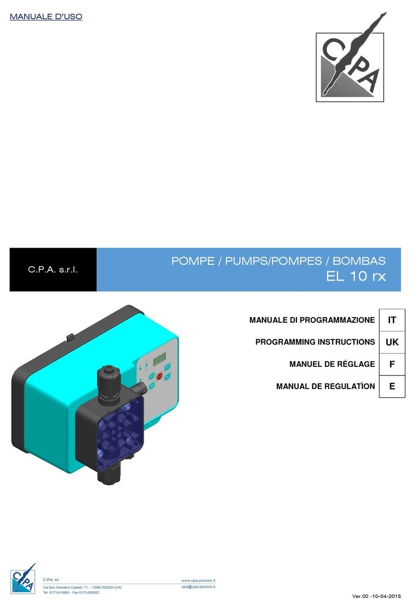 C.P.A. EL 10 rx Installation manual