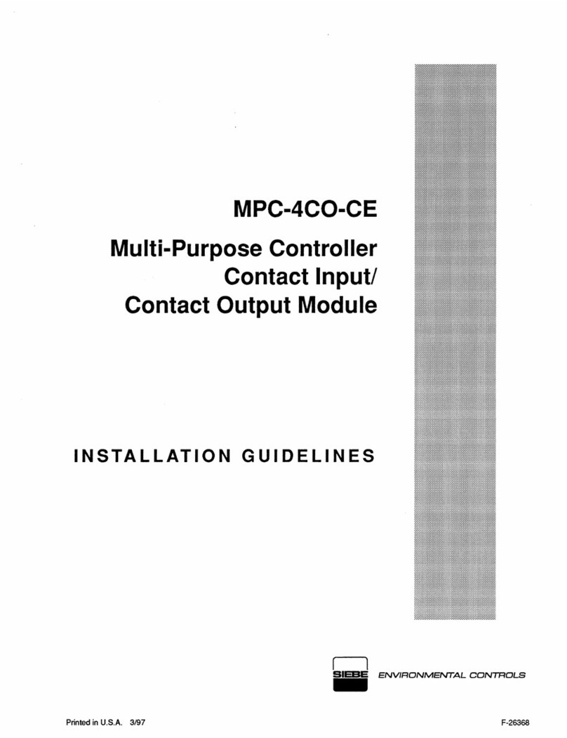 SIEBE MPC-4CO-CE Installation guidelines