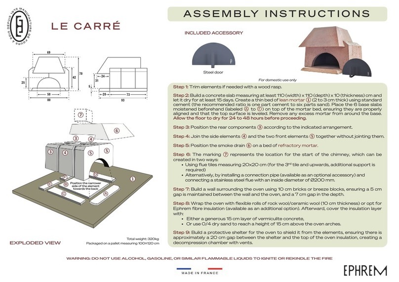EPHREM LE CARRE Assembly instructions