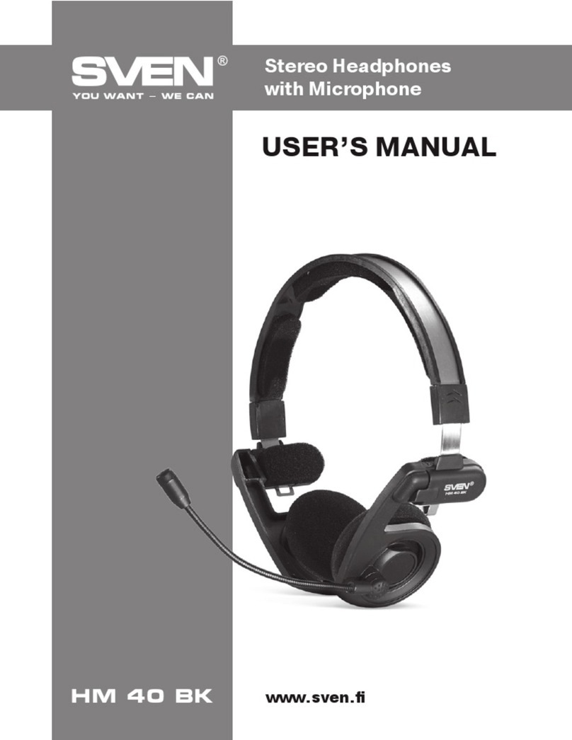 Sven HM 40 BK User manual
