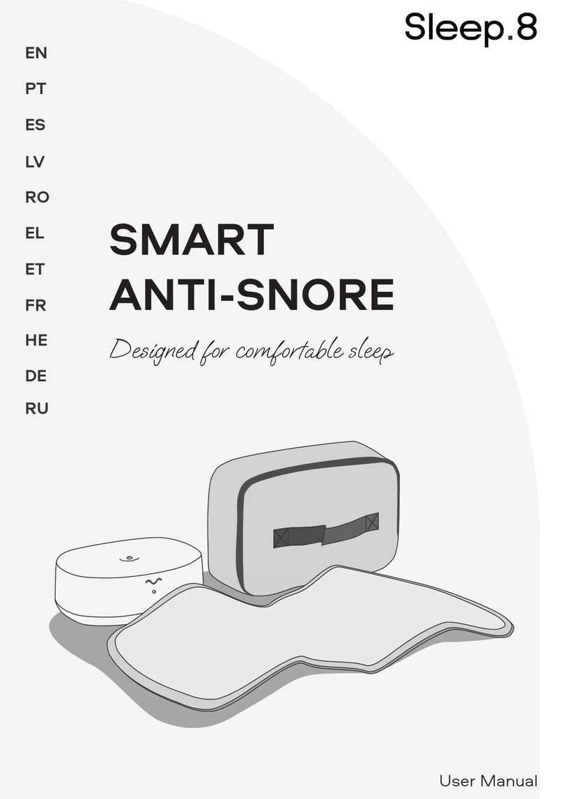 sleep8 SMART ANTI-SNORE User manual