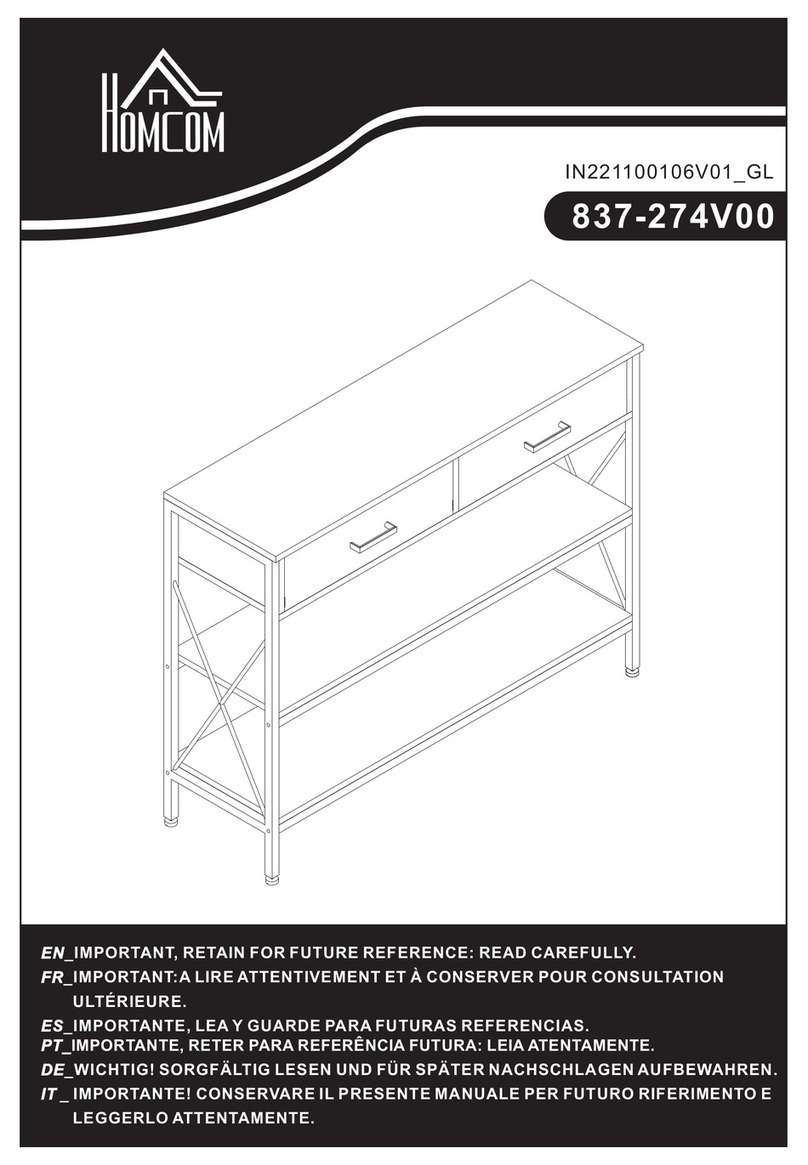 HOMCOM 837-274V00 manual