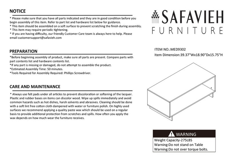 Safavieh Merrick MED9302 manual