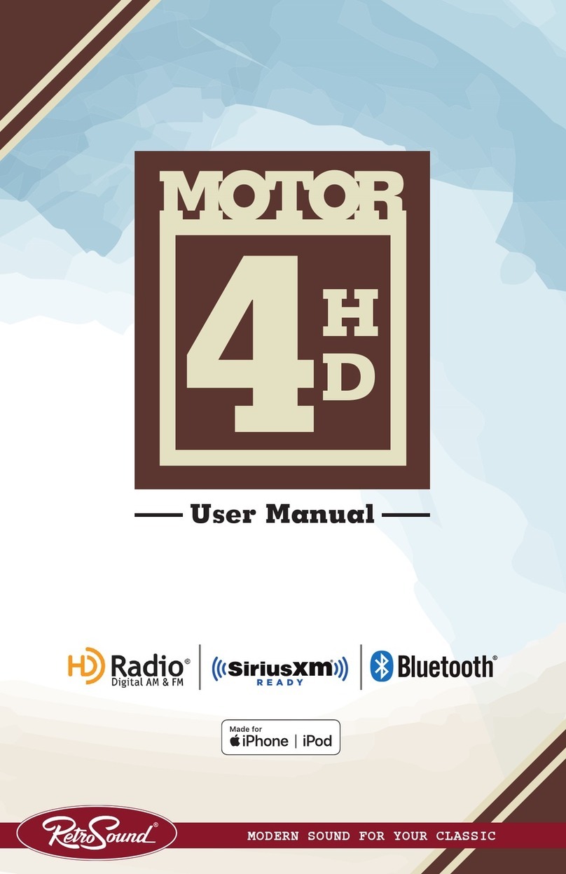 RetroSound Motor 4HD User manual