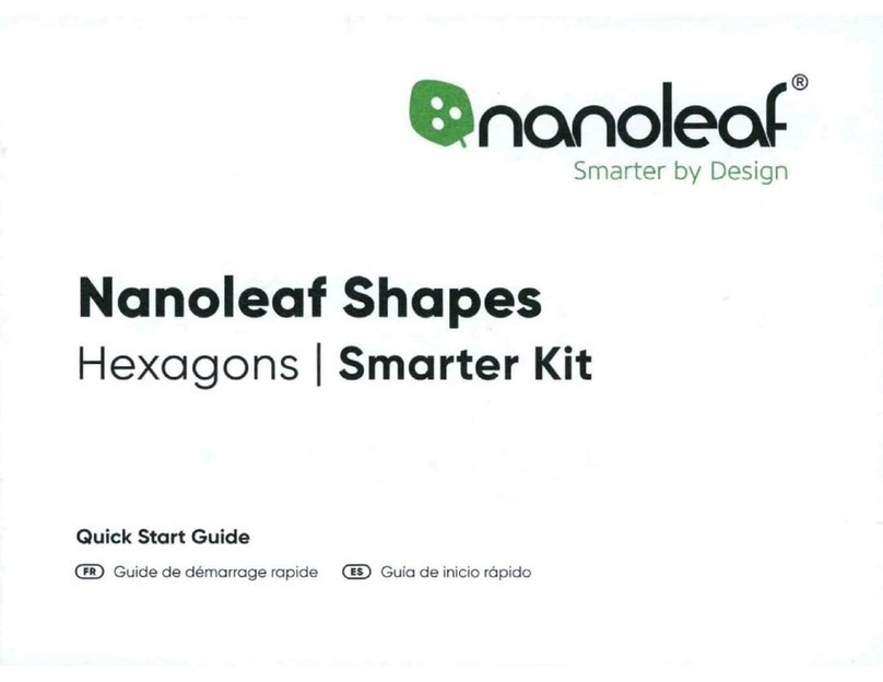Nanoleaf Shapes Hexagons Smarter Kit User manual