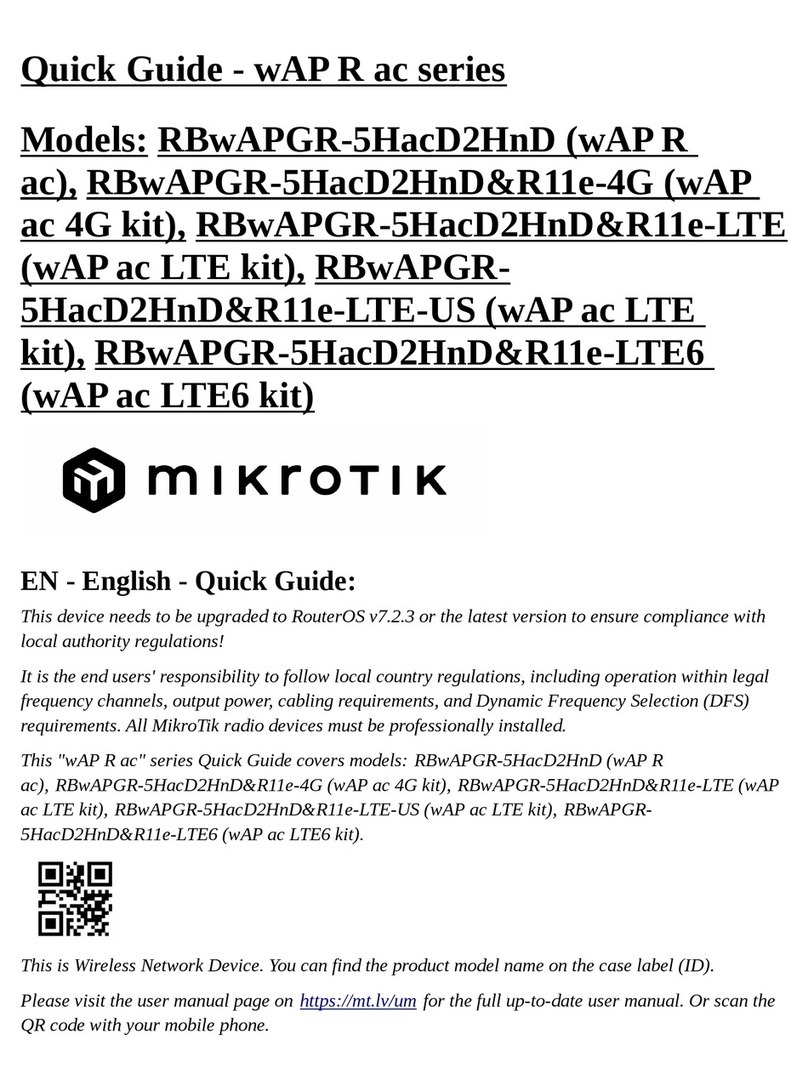 MikroTik wAP R ac Series quick guide