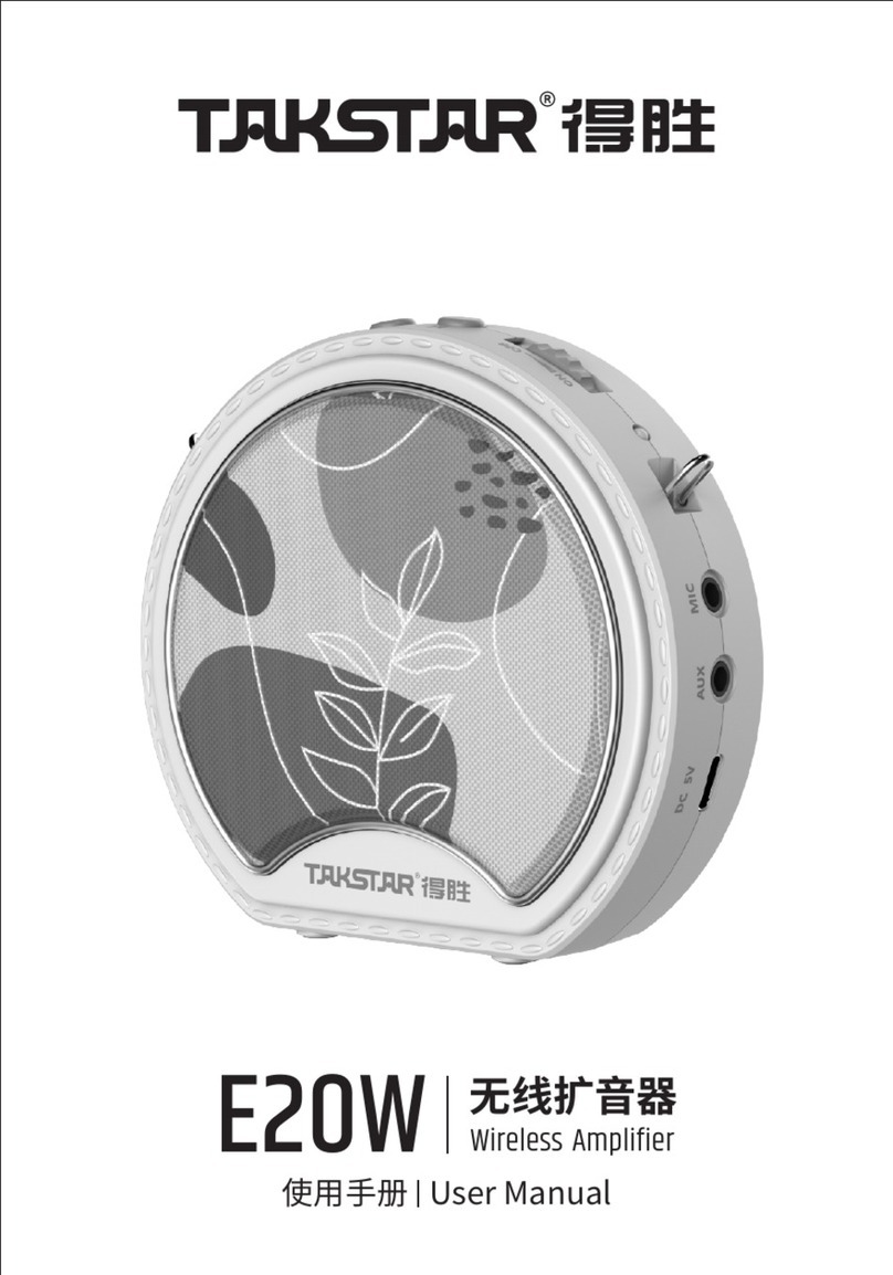 Takstar E20W User manual