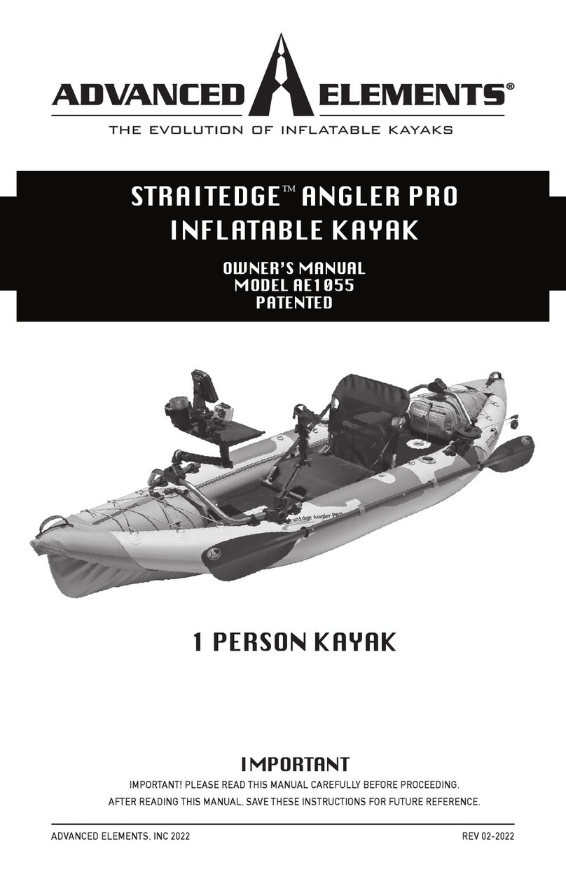 Advanced Elements STRAITEDGE ANGLER PRO owner's manual