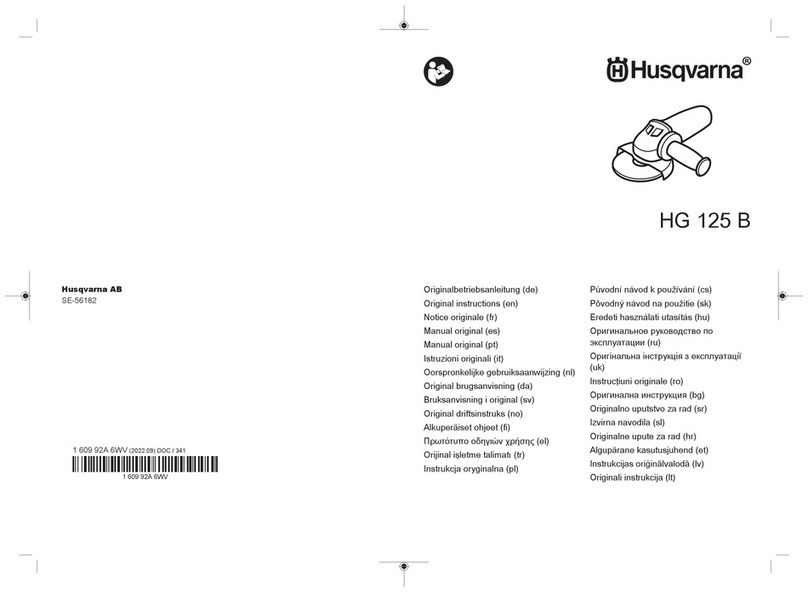 Husqvarna HG 125 B Original instructions