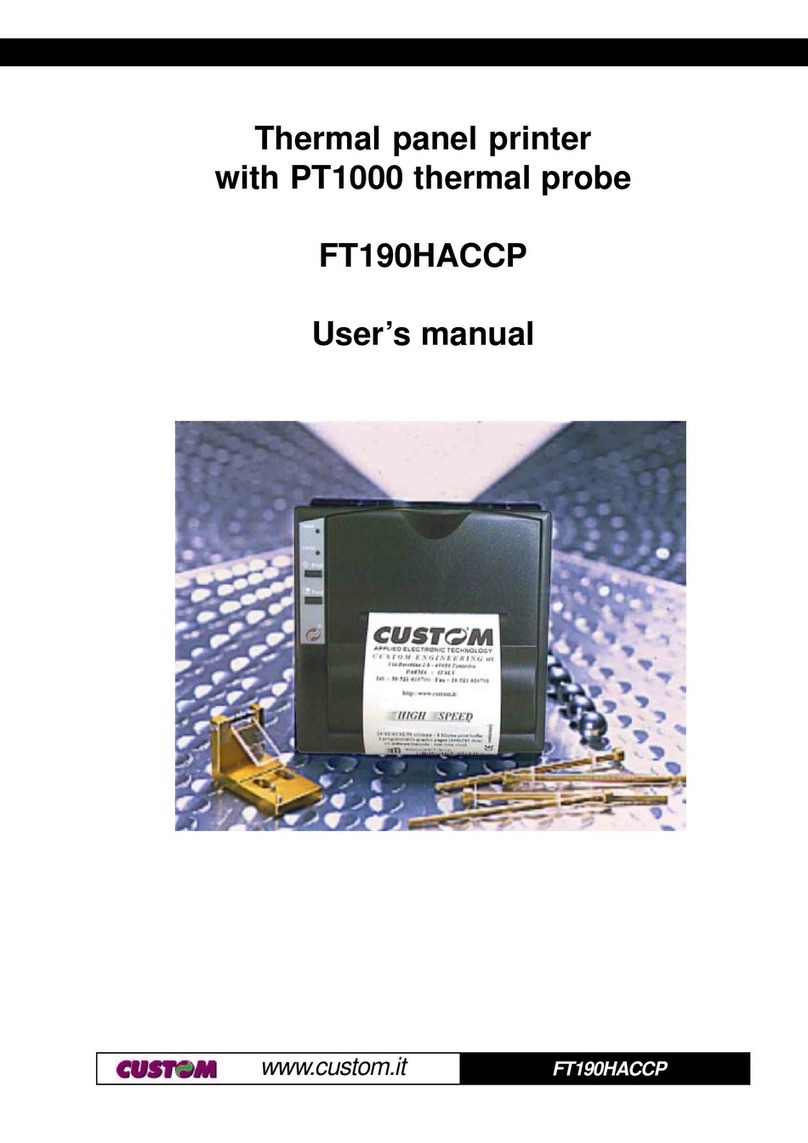 Custom Audio Electronics FT190HACCP User manual