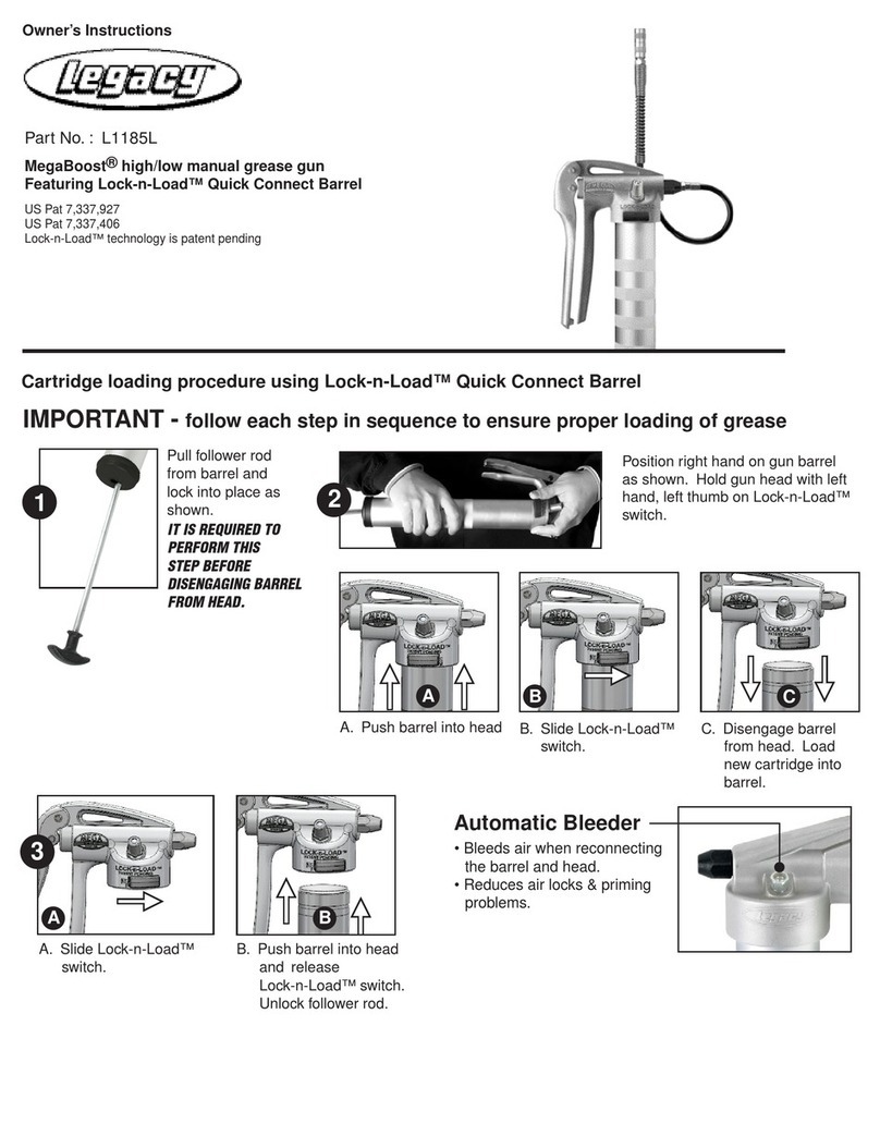 Legacy MegaBoost L1185L Owner's instructions