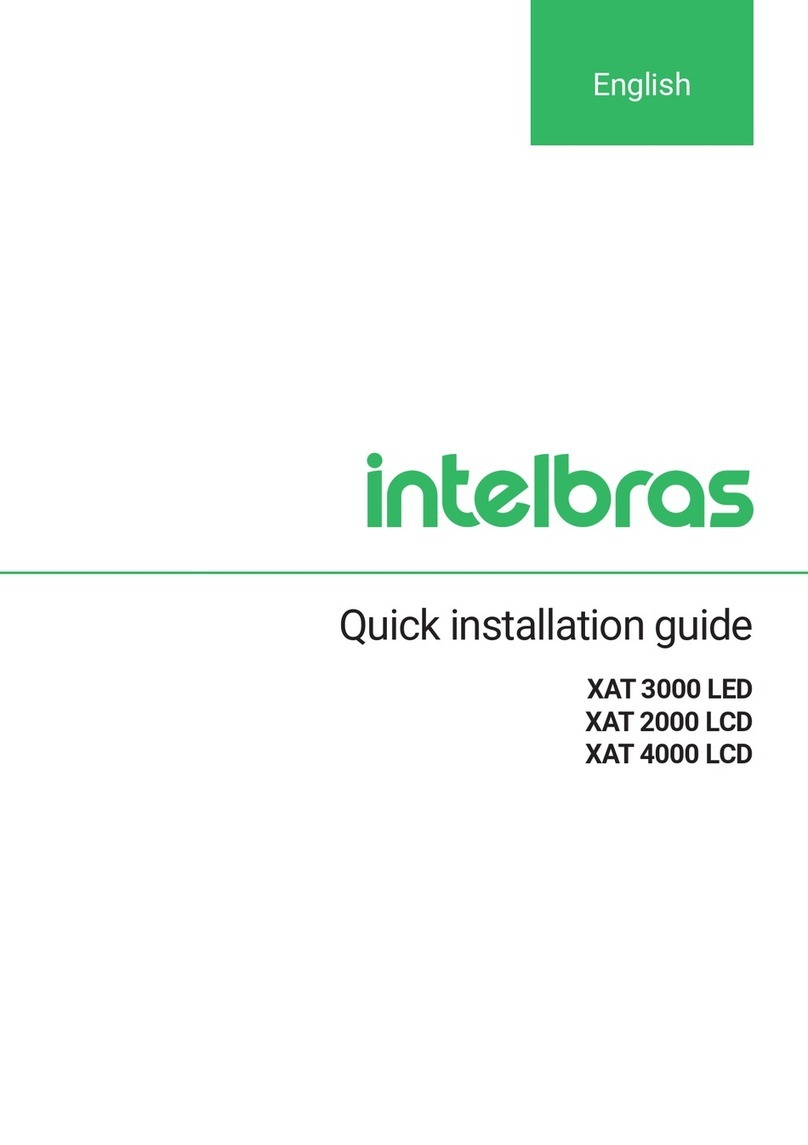Intelbras XAT 3000 LED Quick installation guide Intelbras XAT 3000 LED Quick installation guide