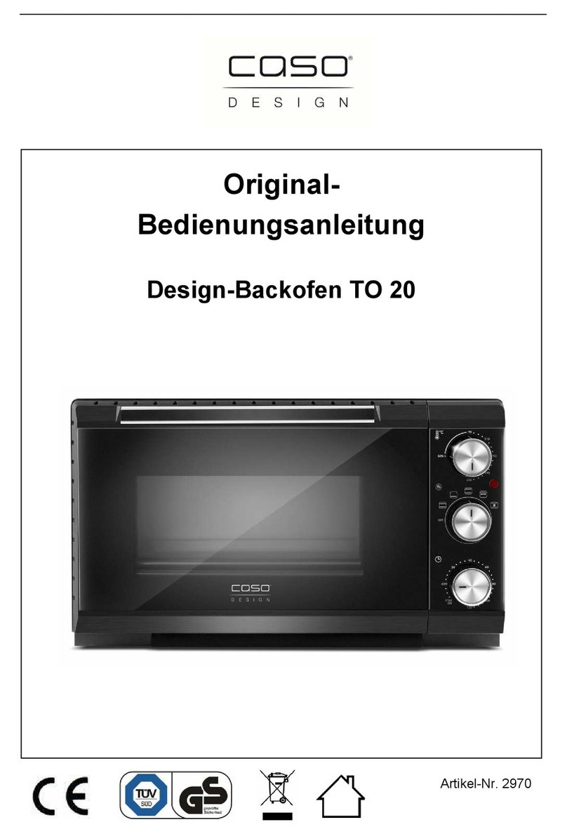 CASO DESIGN TO 20 Installation instructions