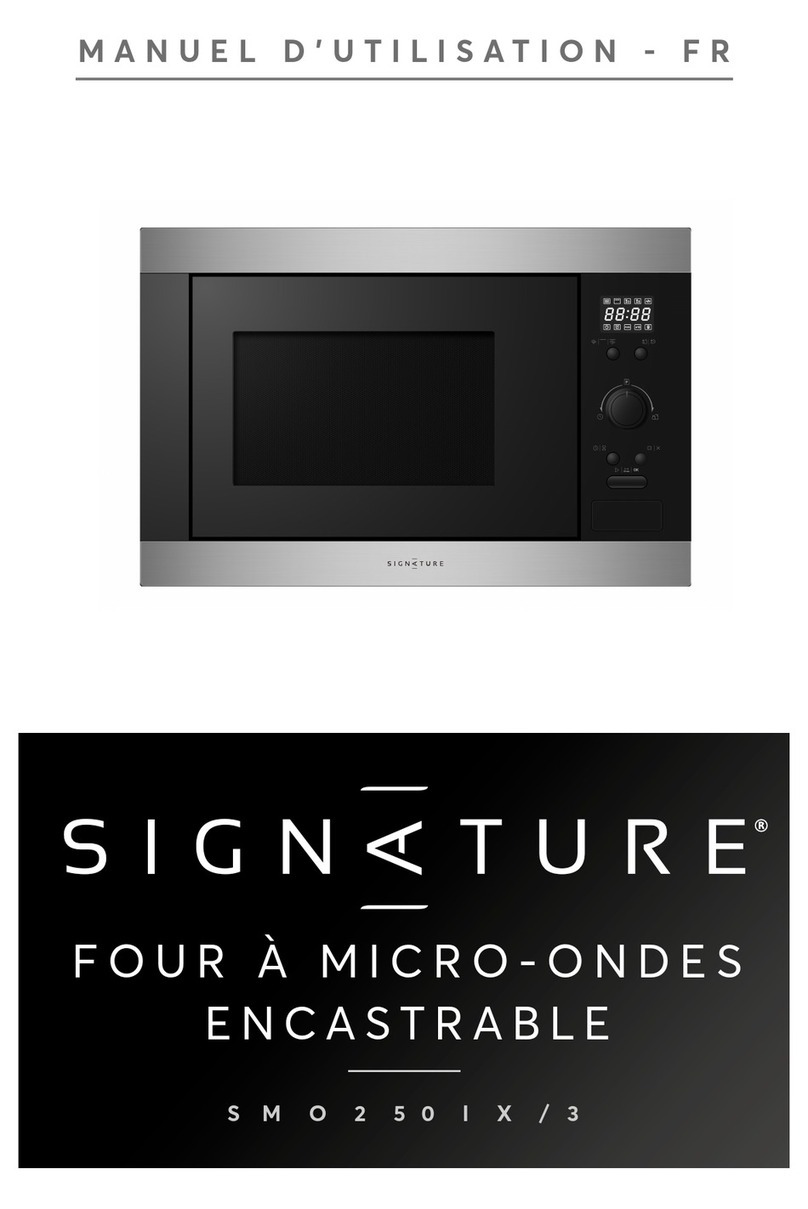 Signature SMO250IX/3 User manual Signature SMO250IX/3 User manual