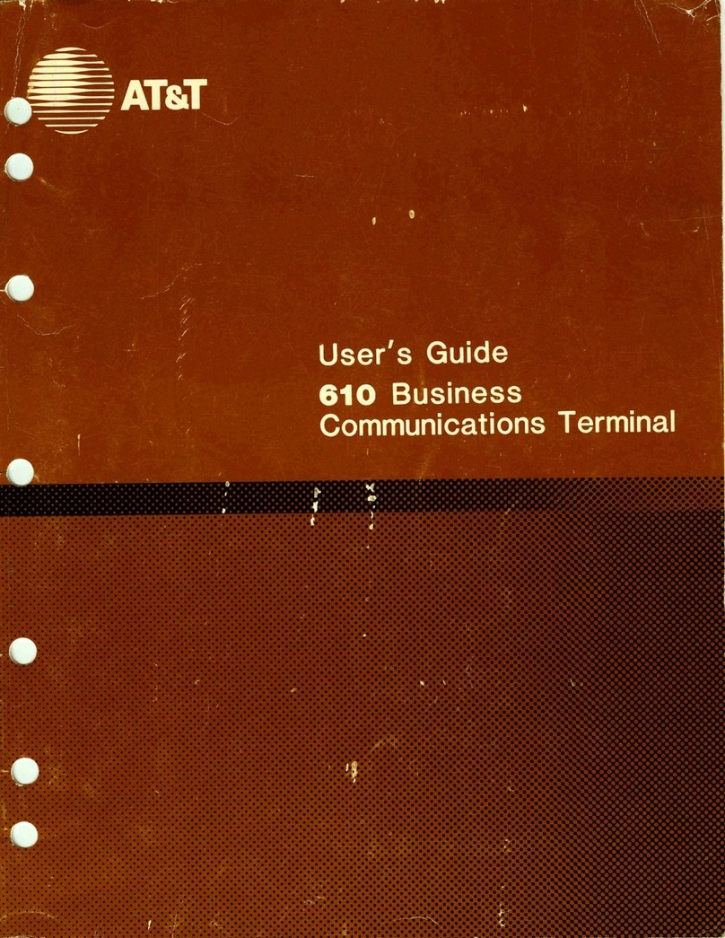 AT&T 610 User manual