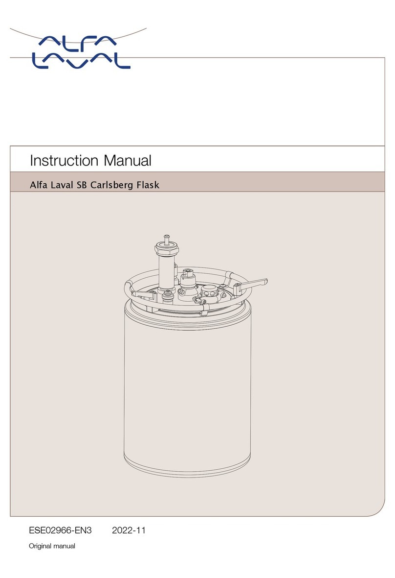 Alfalaval SB Carlsberg Flask instruction manual