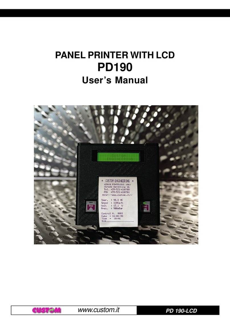 Custom Audio Electronics PD190 User manual