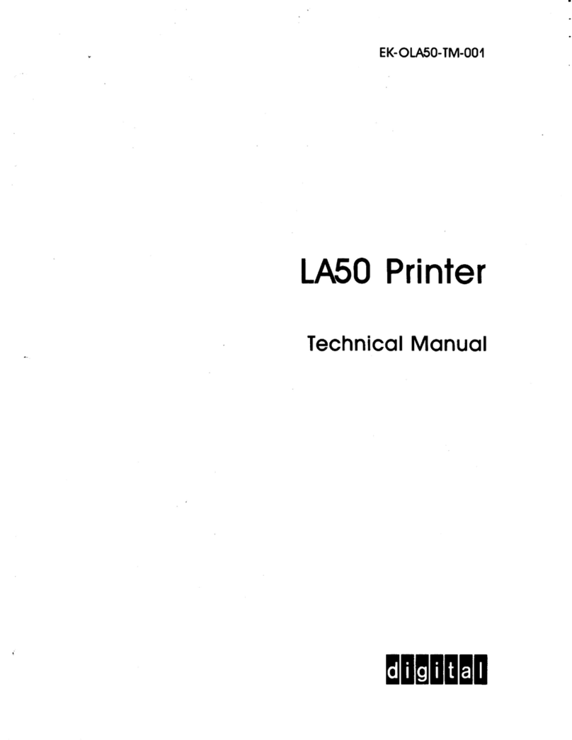 Digital Equipment LA50 User manual