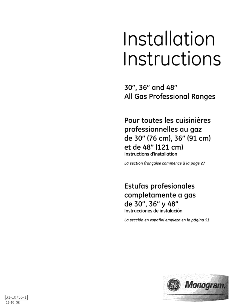 Monogram ZGP484NG User manual